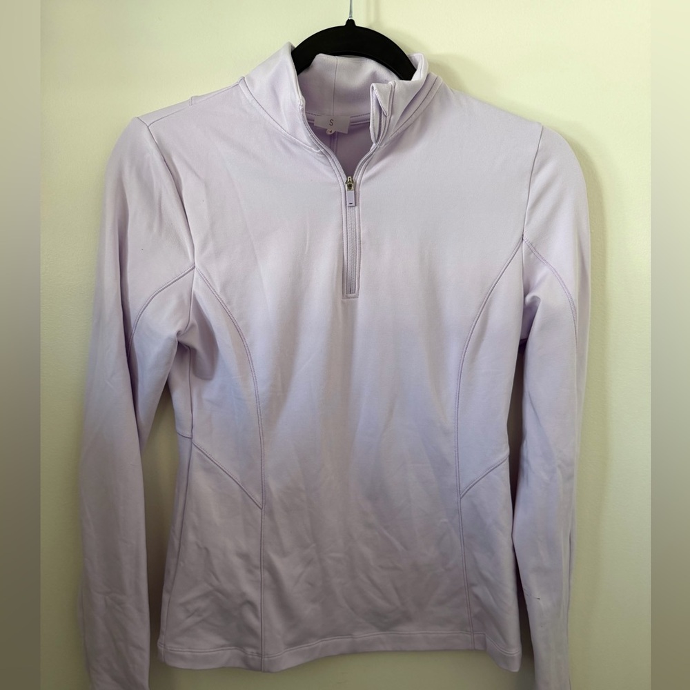 CALIA by Carrie Underwood Lavender Quarter-Zip Sweatshirt